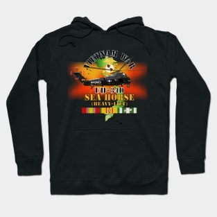 Vietnam War- UH-34D Sea Horse w VN SVC X 300 Hoodie